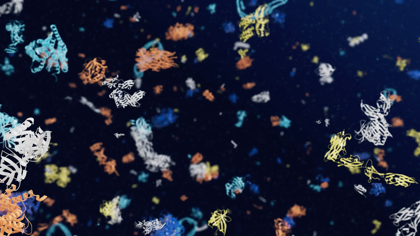 Universo de estruturas de proteínas previstas pelo AlphaFold